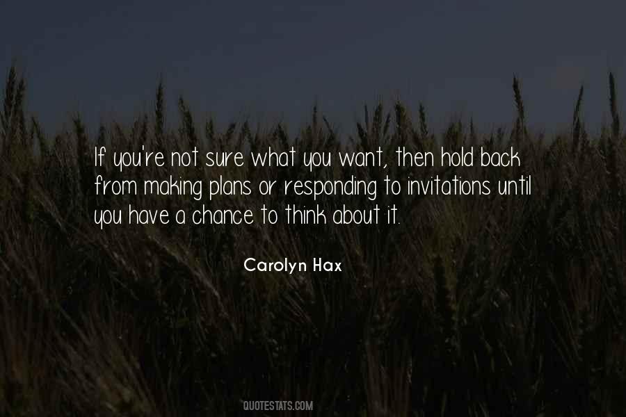 Quotes About Making Plans #1466315