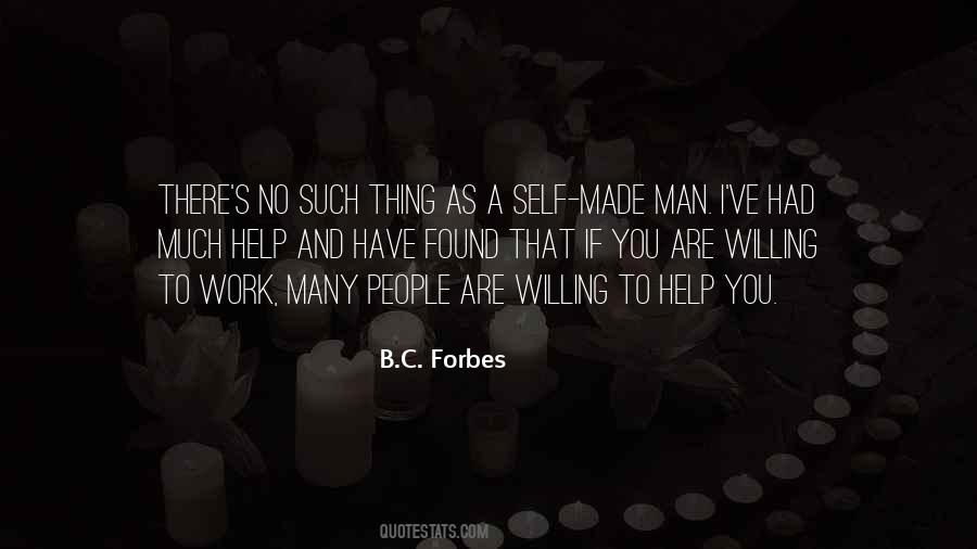 Quotes About Self Made Man #1268295