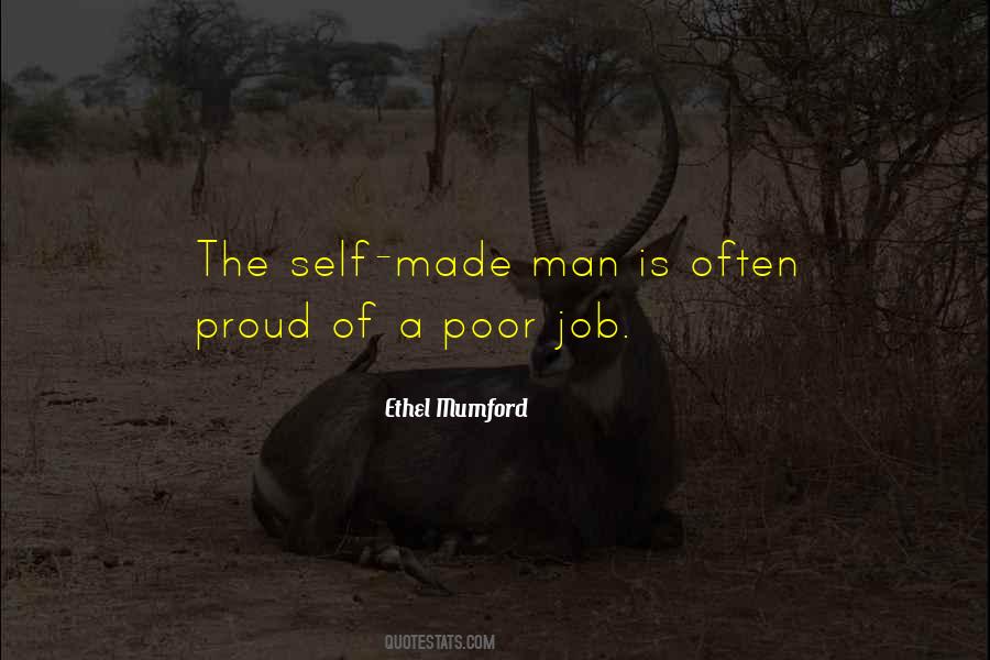 Quotes About Self Made Man #1716138