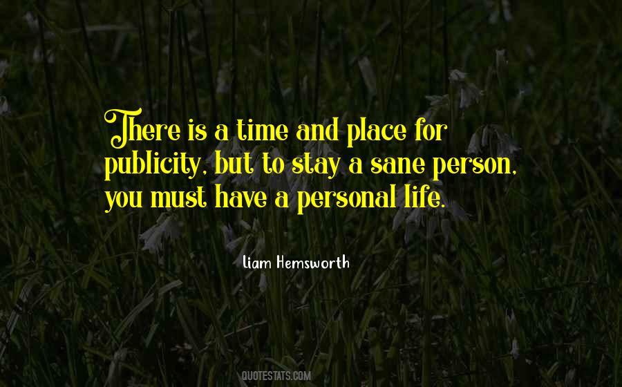 Personal Time Quotes #167133