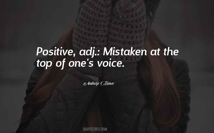 Quotes About Positive Errors #351194