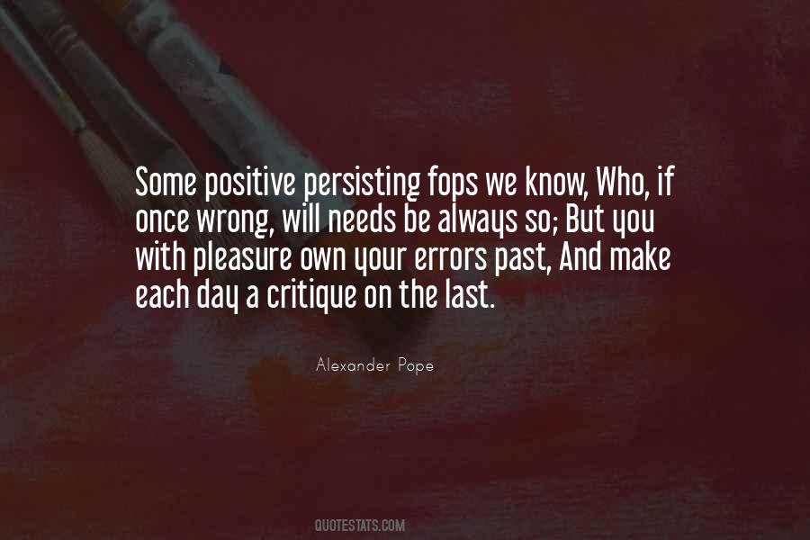 Quotes About Positive Errors #540726