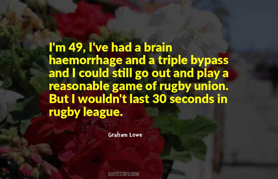 Quotes About Rugby League #1358955