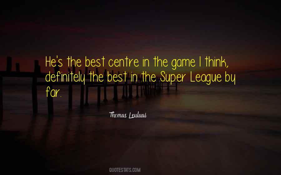 Quotes About Rugby League #1732387