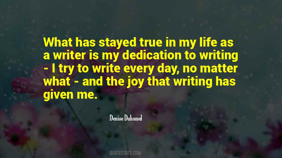 Life Writing Writer Quotes #316424
