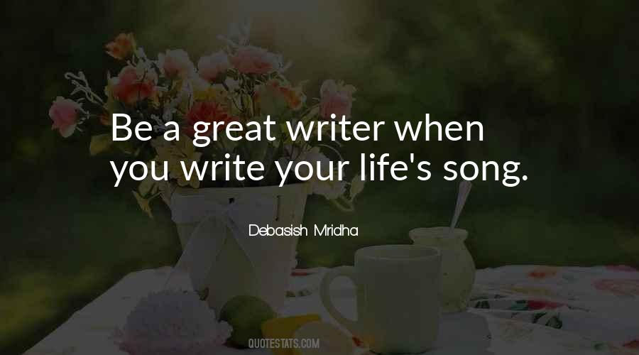 Life Writing Writer Quotes #550297