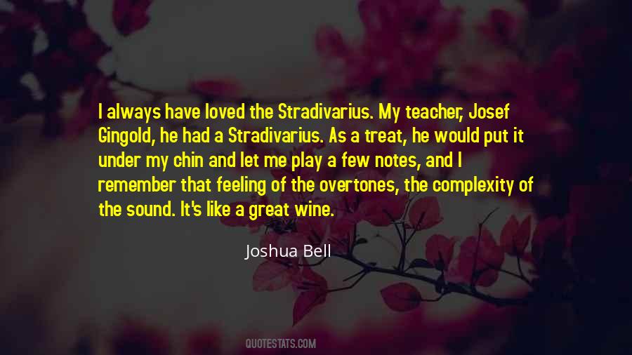 Quotes About Stradivarius #1709438