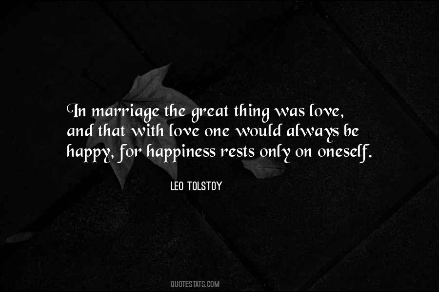 Quotes About Tolstoy Marriage #312801