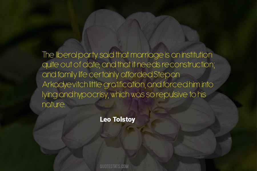 Quotes About Tolstoy Marriage #386384