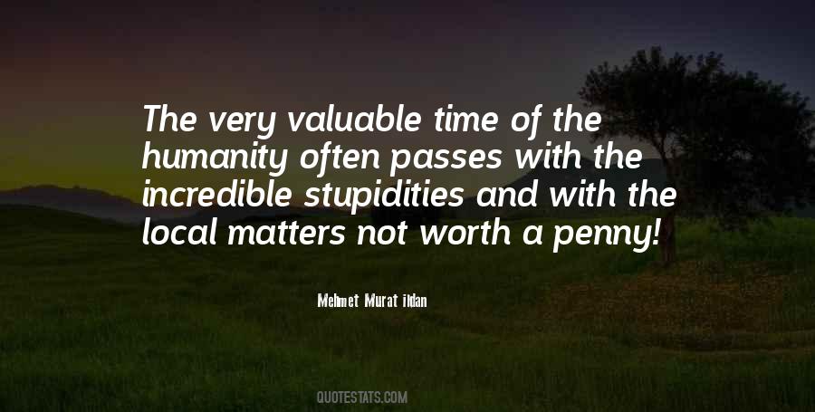 Quotes About Valuable Time #1111022