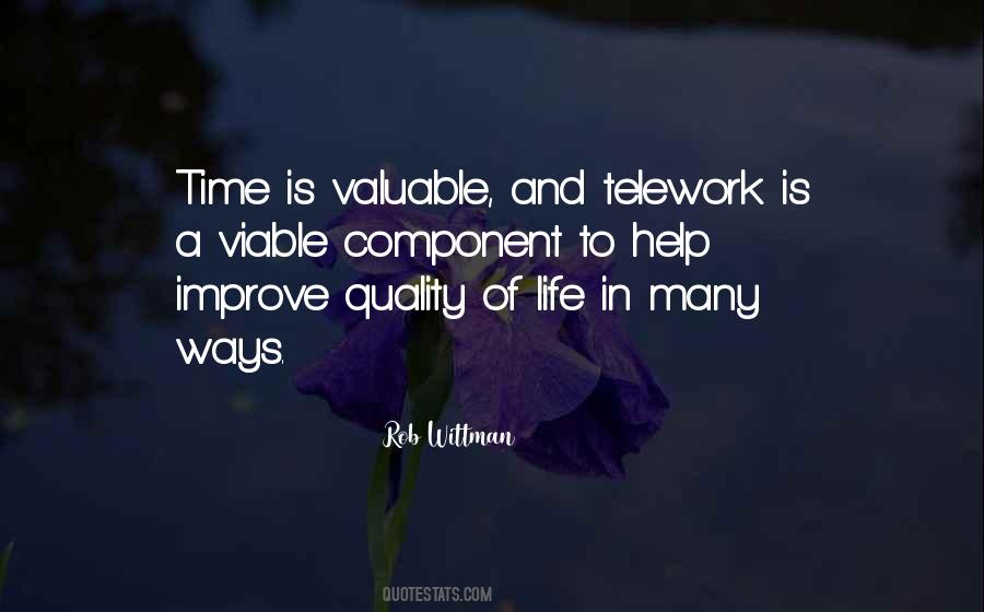 Quotes About Valuable Time #565486