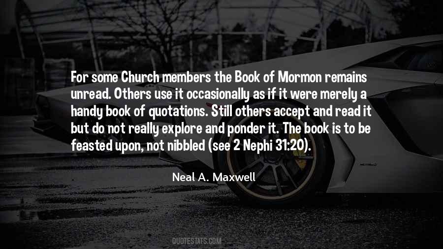 Mormon Church Quotes #808435