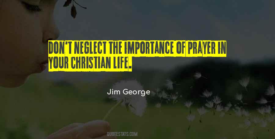 Importance Of Prayer Quotes #1179712
