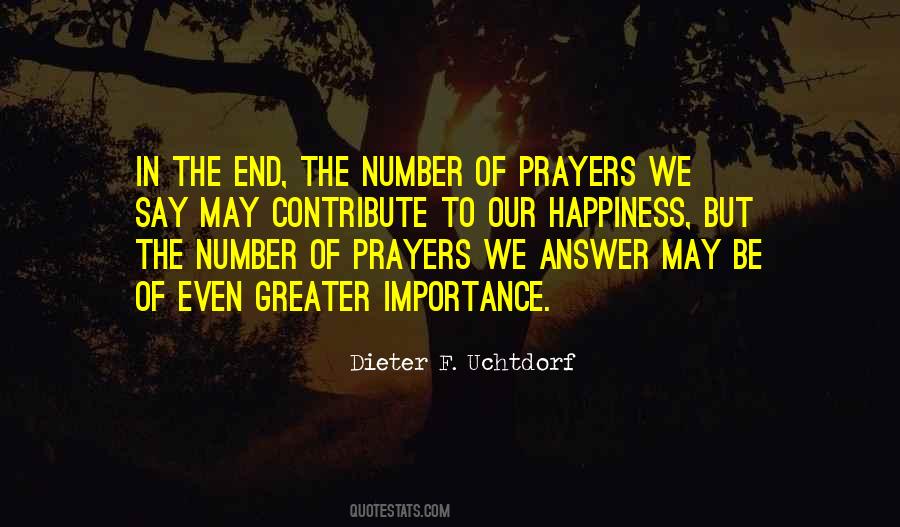 Importance Of Prayer Quotes #1603744