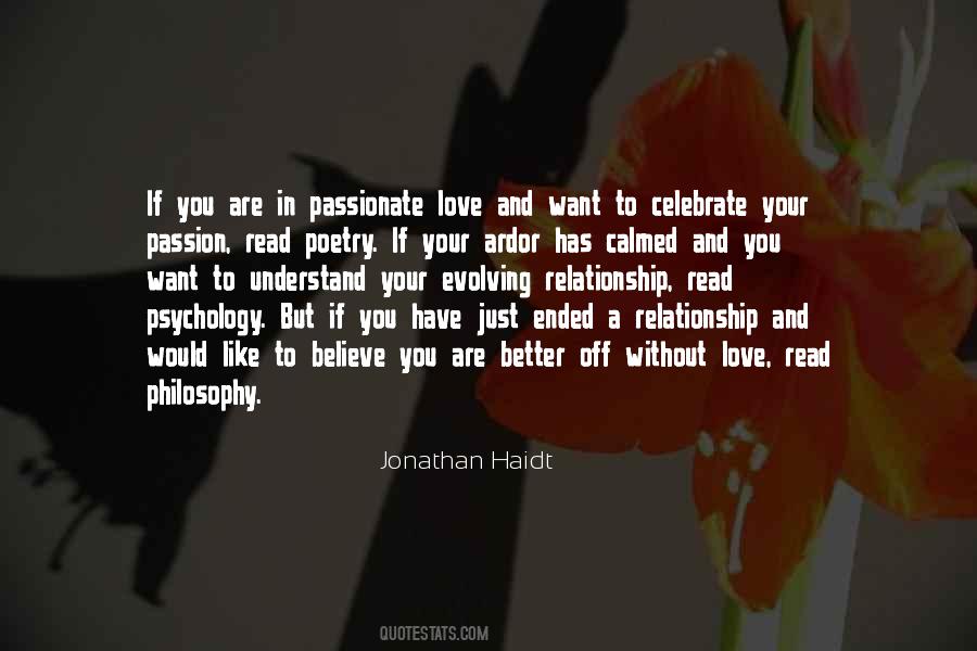 Relationship Ended Quotes #1580424