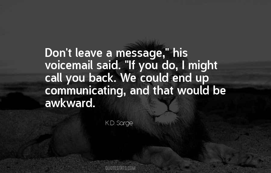 Quotes About Voicemail #725457