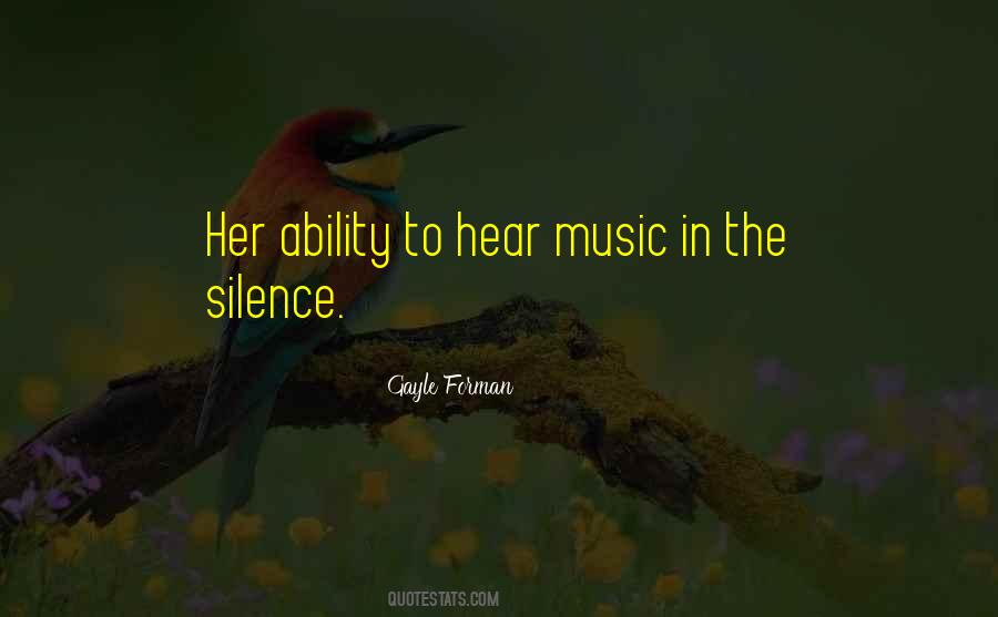 Quotes About Silence In Music #568347