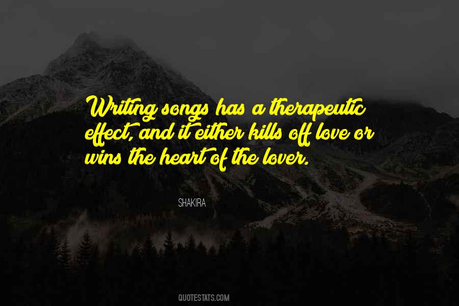 Quotes About Therapeutic Writing #847745