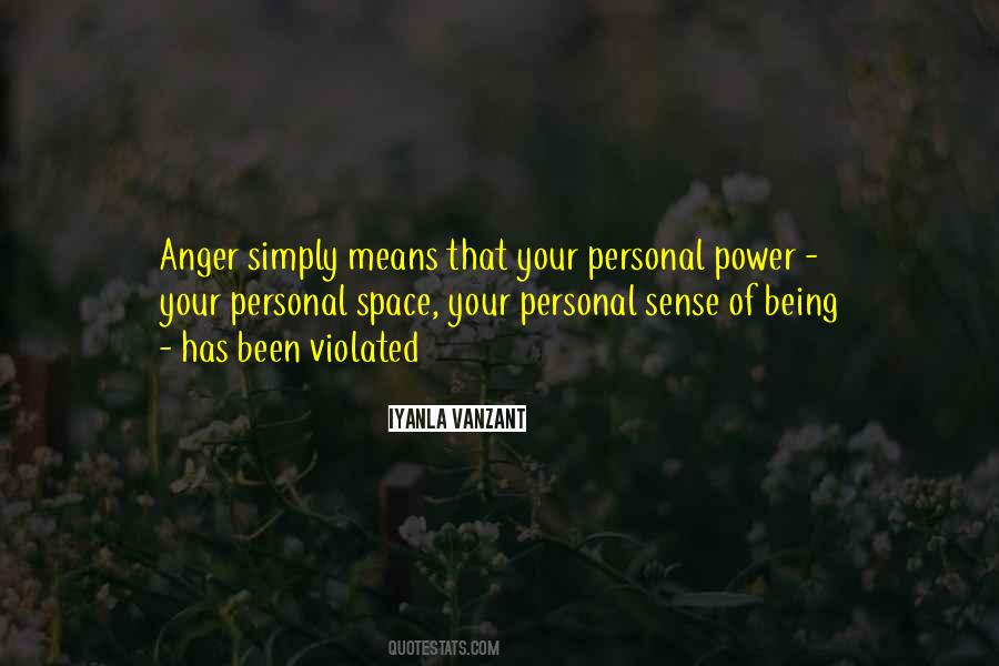 Quotes About Personal Space #1117933