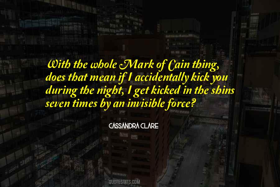 Quotes About The Mark Of Cain #1626717