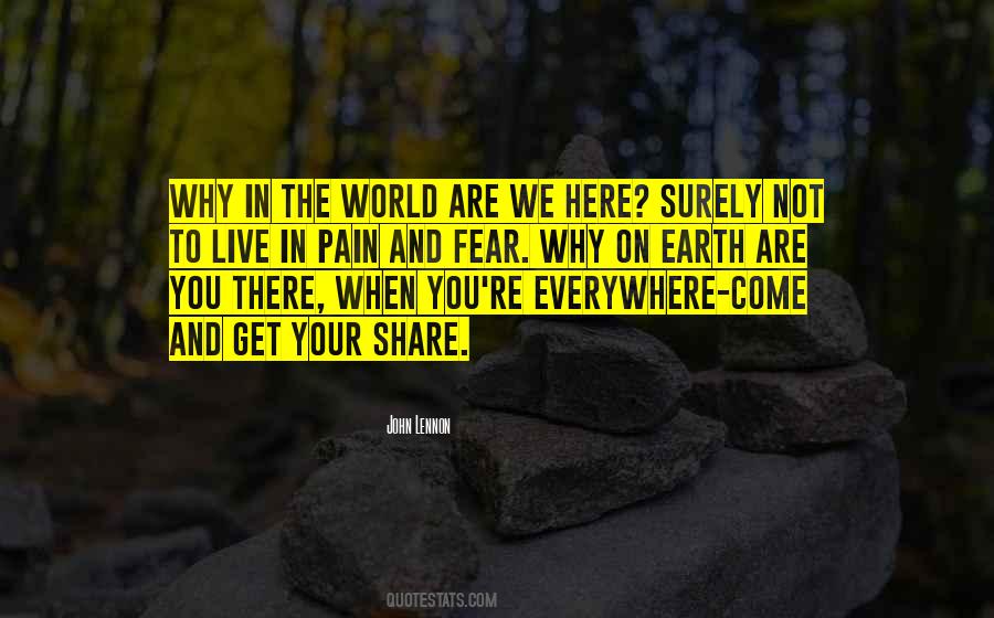 World In Fear Quotes #376191