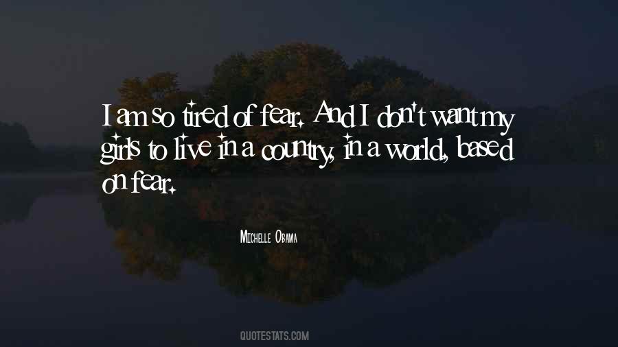 World In Fear Quotes #85496
