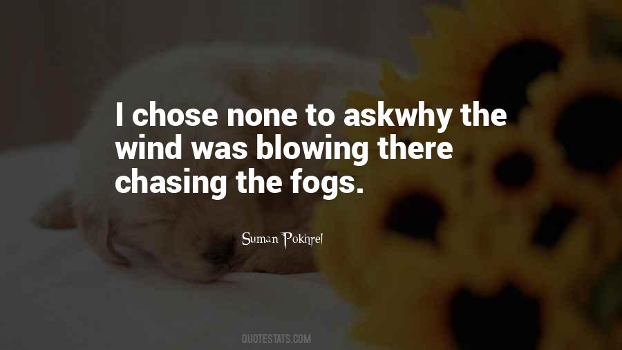 Quotes About Chasing The Wind #1067558