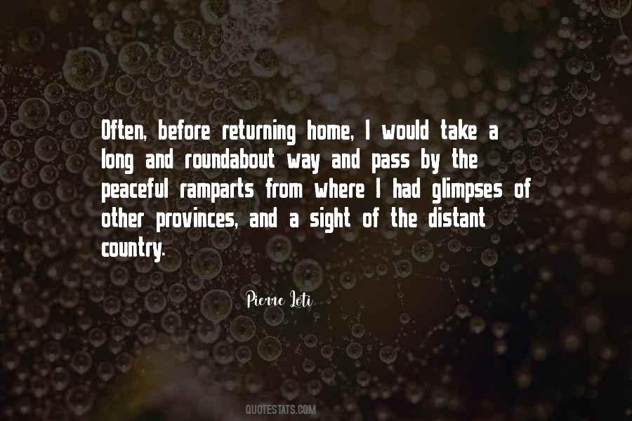 Quotes About Returning Home #191826