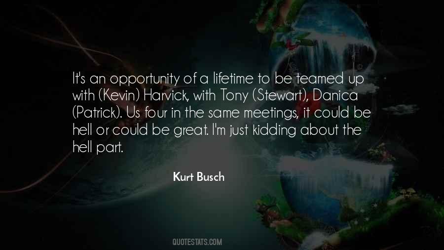 Opportunity Of A Lifetime Quotes #166270