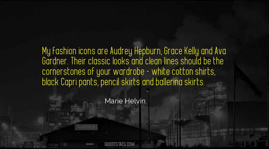 Quotes About Audrey Hepburn Fashion #1405779