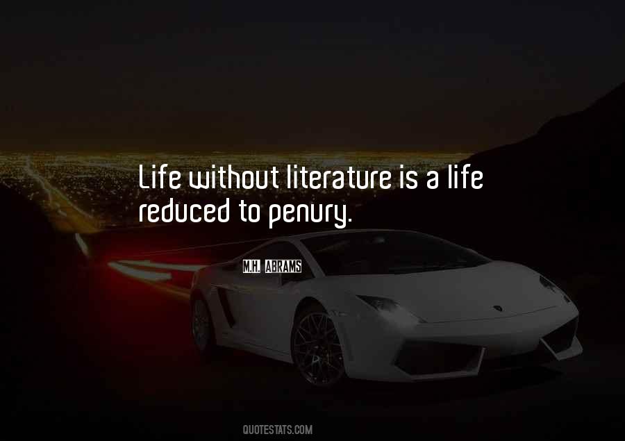 Quotes About Penury #1168000