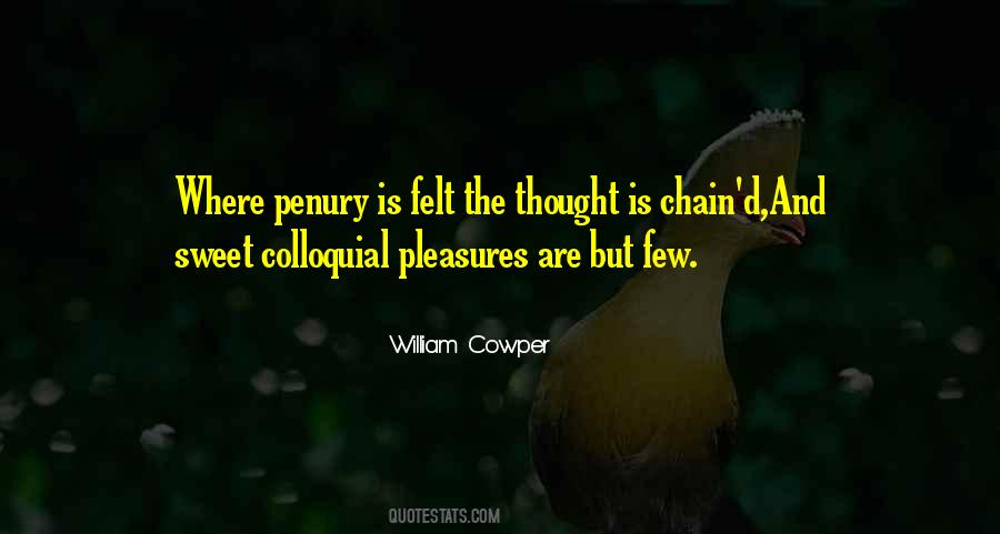 Quotes About Penury #1501213