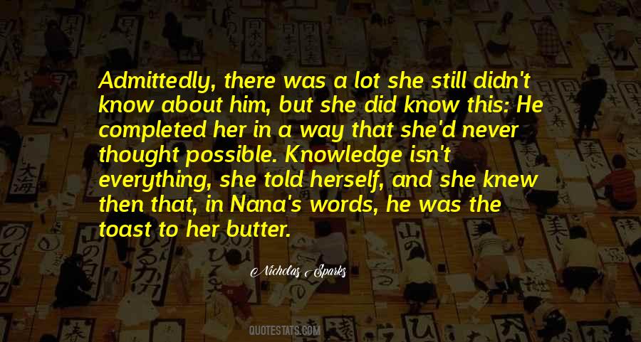 Quotes About Nana's Love #1342120