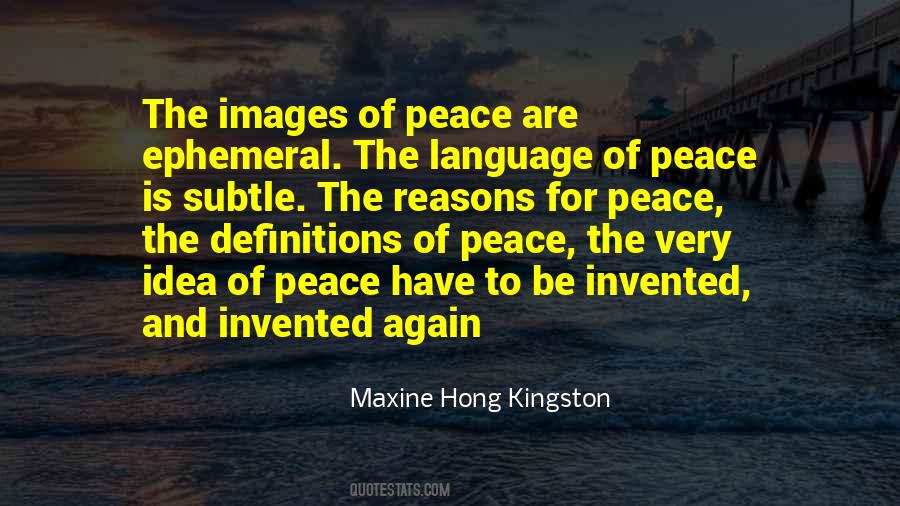 Peace The Quotes #1293531