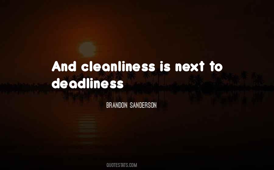 Quotes About Cleanliness #1169925