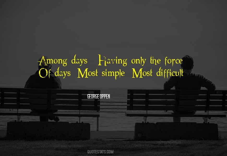 Quotes About The Simple Days #861096