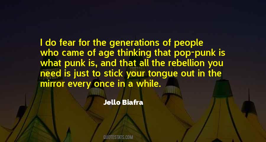 Quotes About Pop Punk #1232606