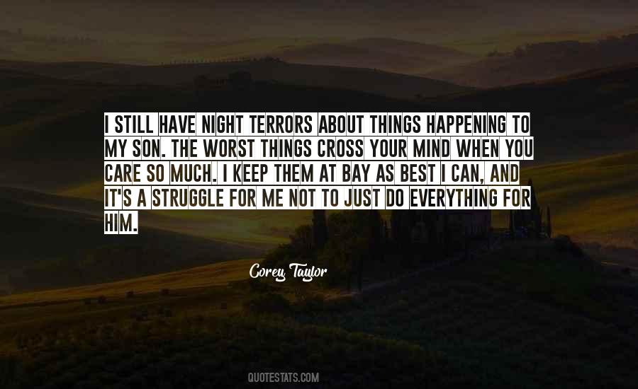 Quotes About Night Terrors #1503457