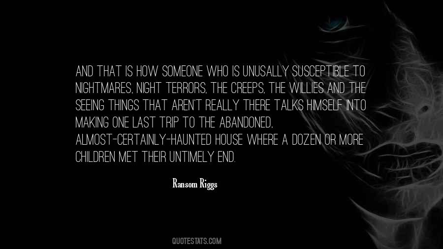 Quotes About Night Terrors #939527