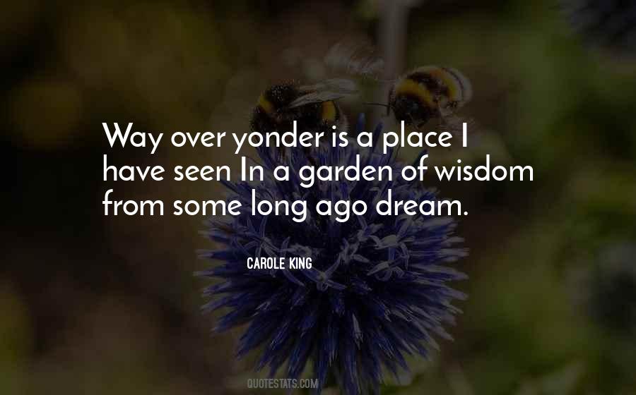 Quotes About Yonder #1596892