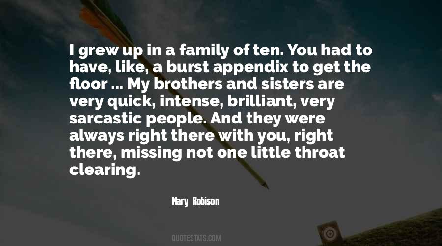 Quotes About Missing Out On Family #1183801