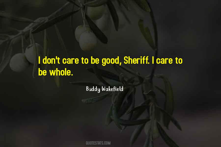 Quotes About Sheriffs #1738945