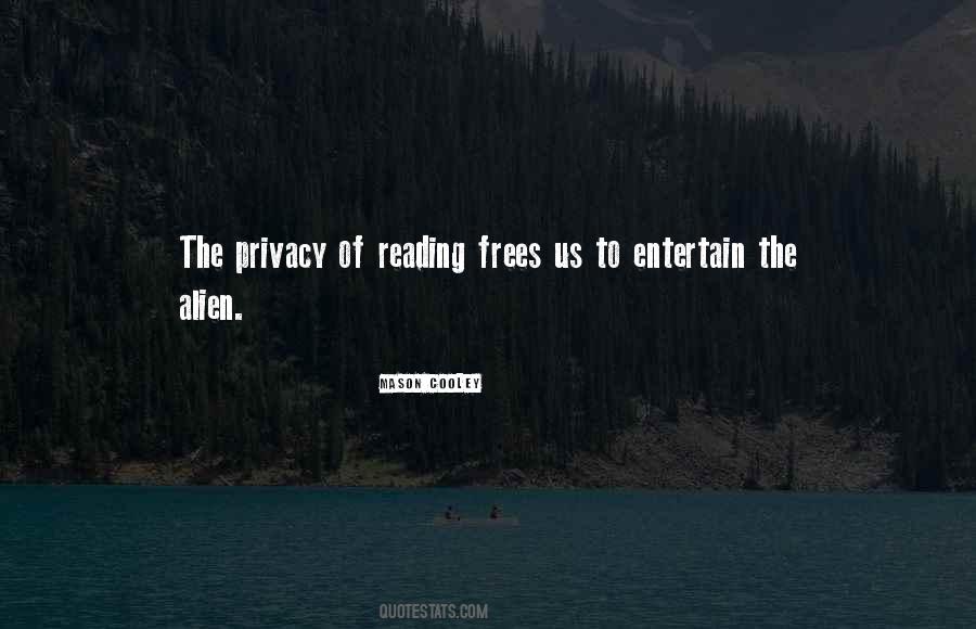 Quotes About Privacy #1302294