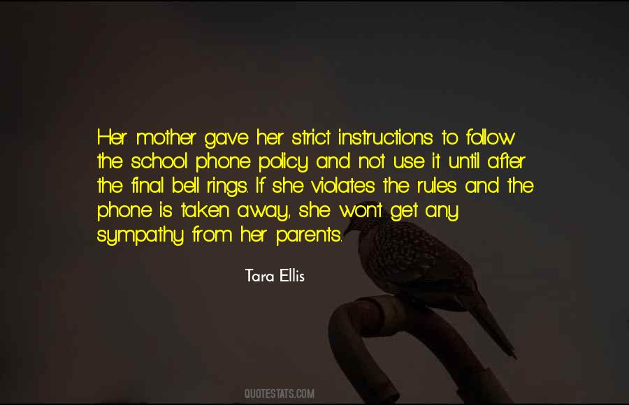 Strict Mother Quotes #129272