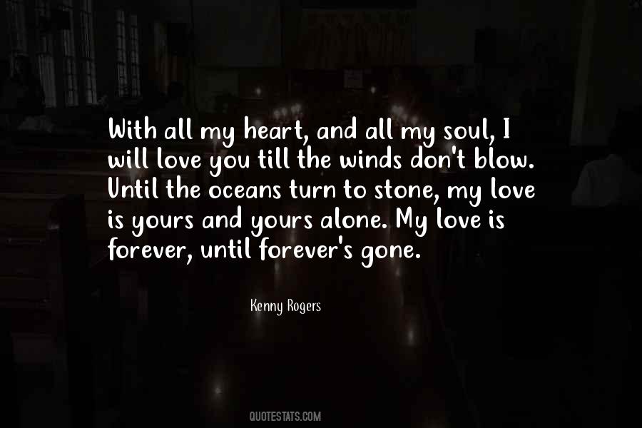 Quotes About I Will Love You Forever #1459084