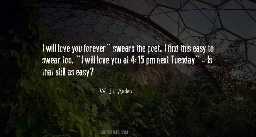 Quotes About I Will Love You Forever #616092