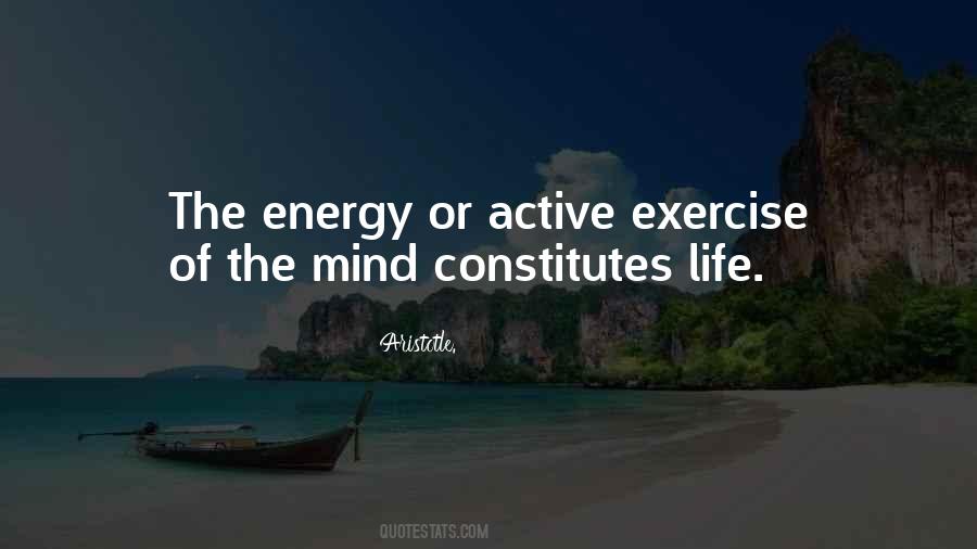 Energy Exercise Quotes #1551274