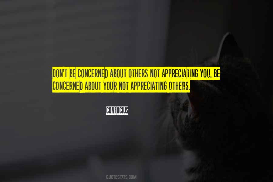 Quotes About Not Appreciating Others #1675880