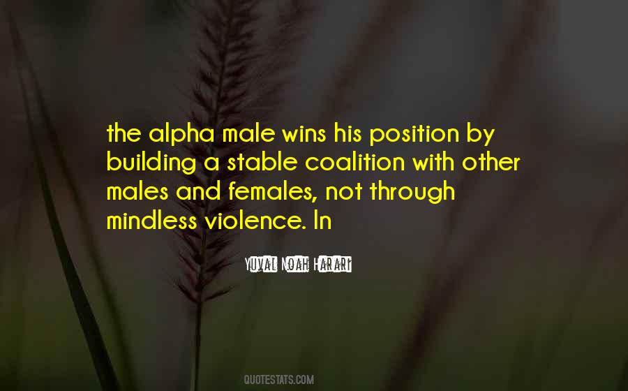 Quotes About Alpha Males #253722