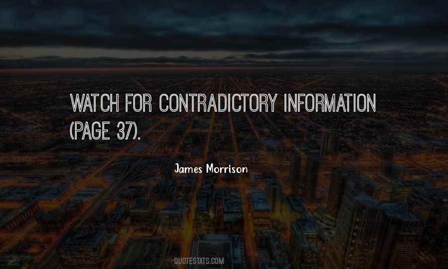 Quotes About Contradictory #1210939